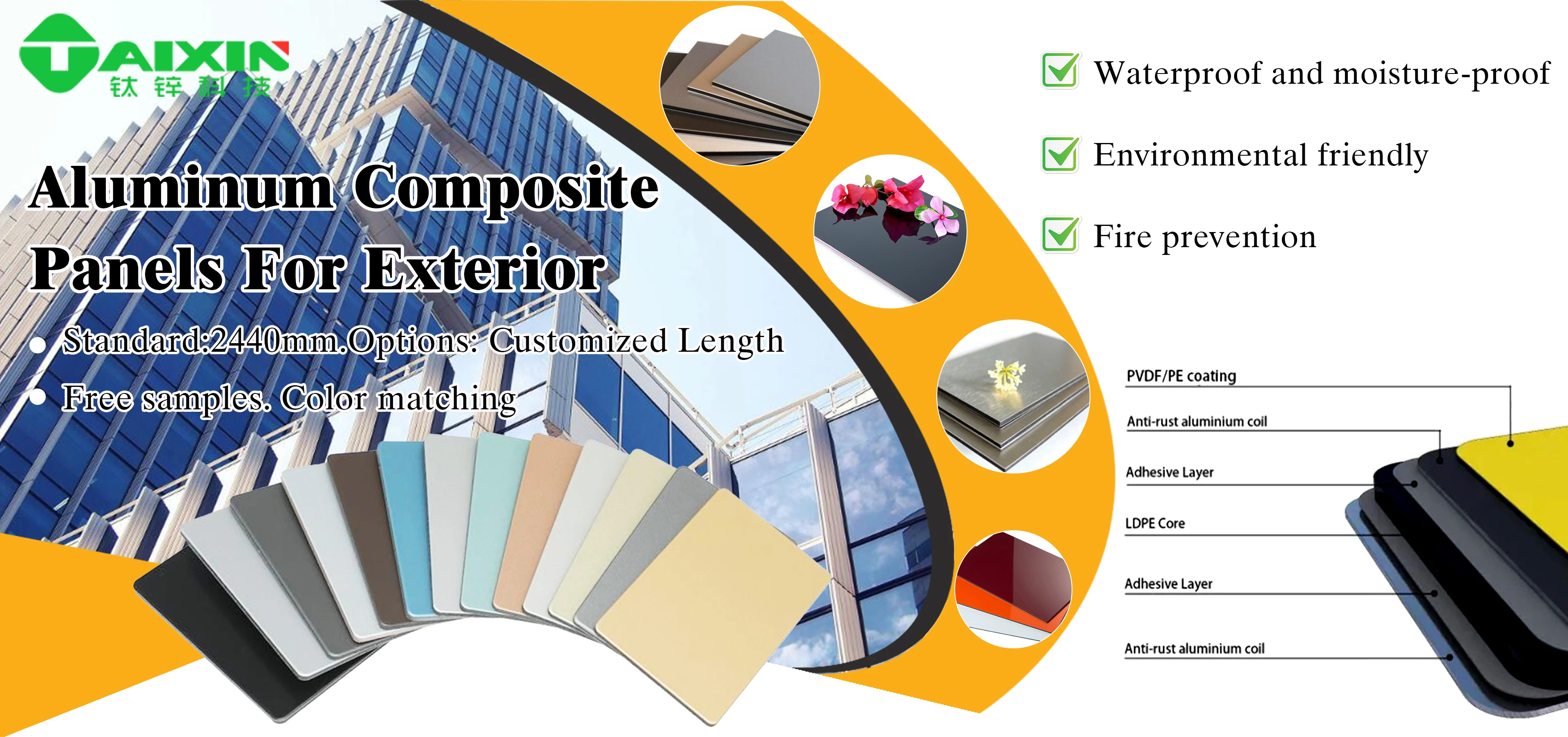 Modern Design Double-Sided Composite Panel Alucobond Light Building ...