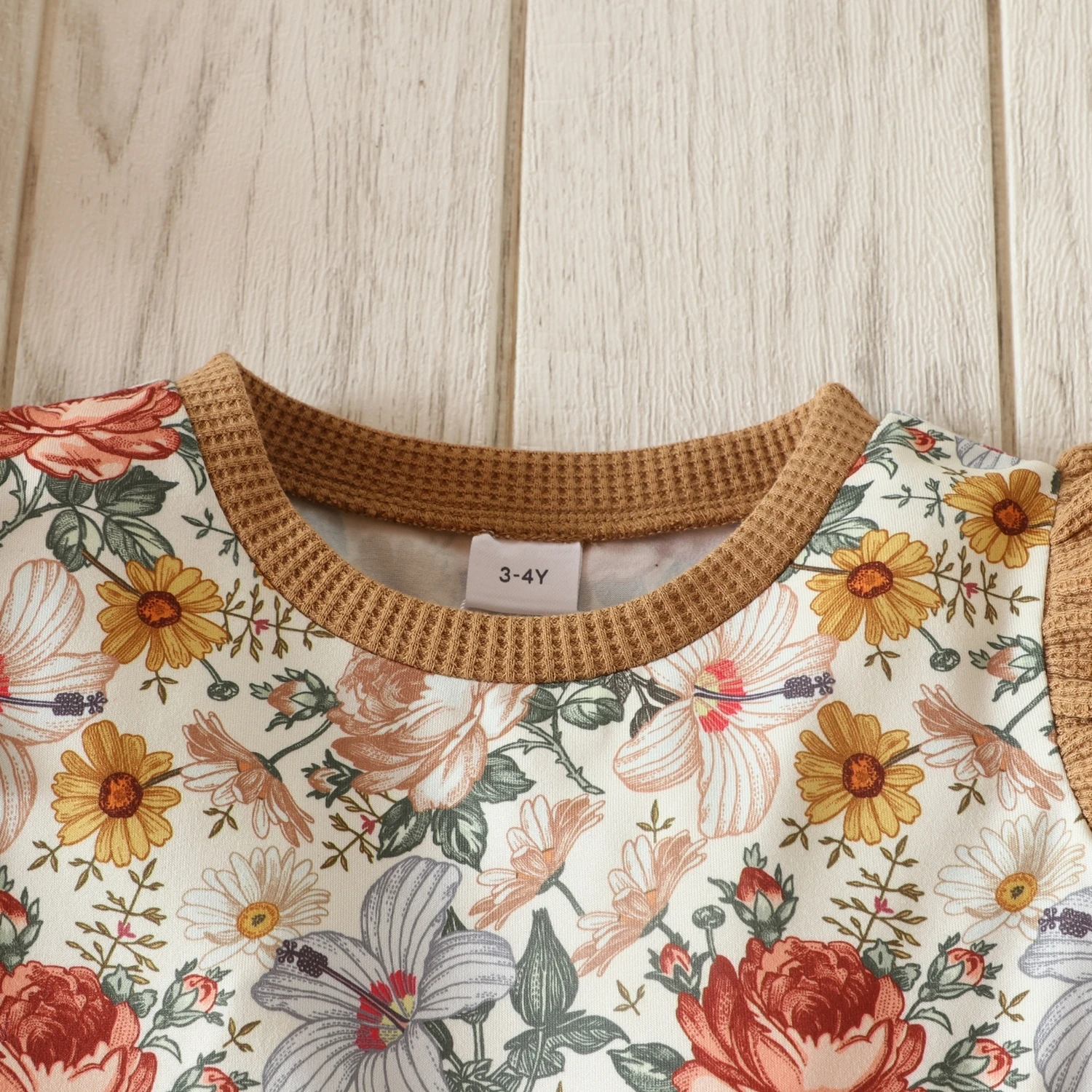 Rose Flower Dresses For Baby Girls Ruffles Long Baby Dresses Spring