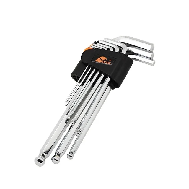Chrome-plated Hex Key Metric Sea Long Ball Point Trox Head Allan Alan Allen Hex Key 1.5mm-32mm L-Keys Wrenches