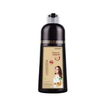 Factory Organic 100% Cover Gray White Hair Black Color Hair Colour Cream 500Ml