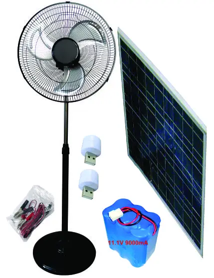 Pedestal Fan, 18inch, Solar - detail 2