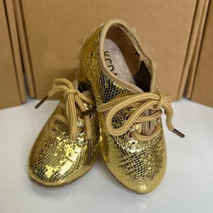 New Mini Latin Shoes Children's Latin Dance Shoes Soft Suede Sole Dance Gift for Girls Small Ornament Customizable