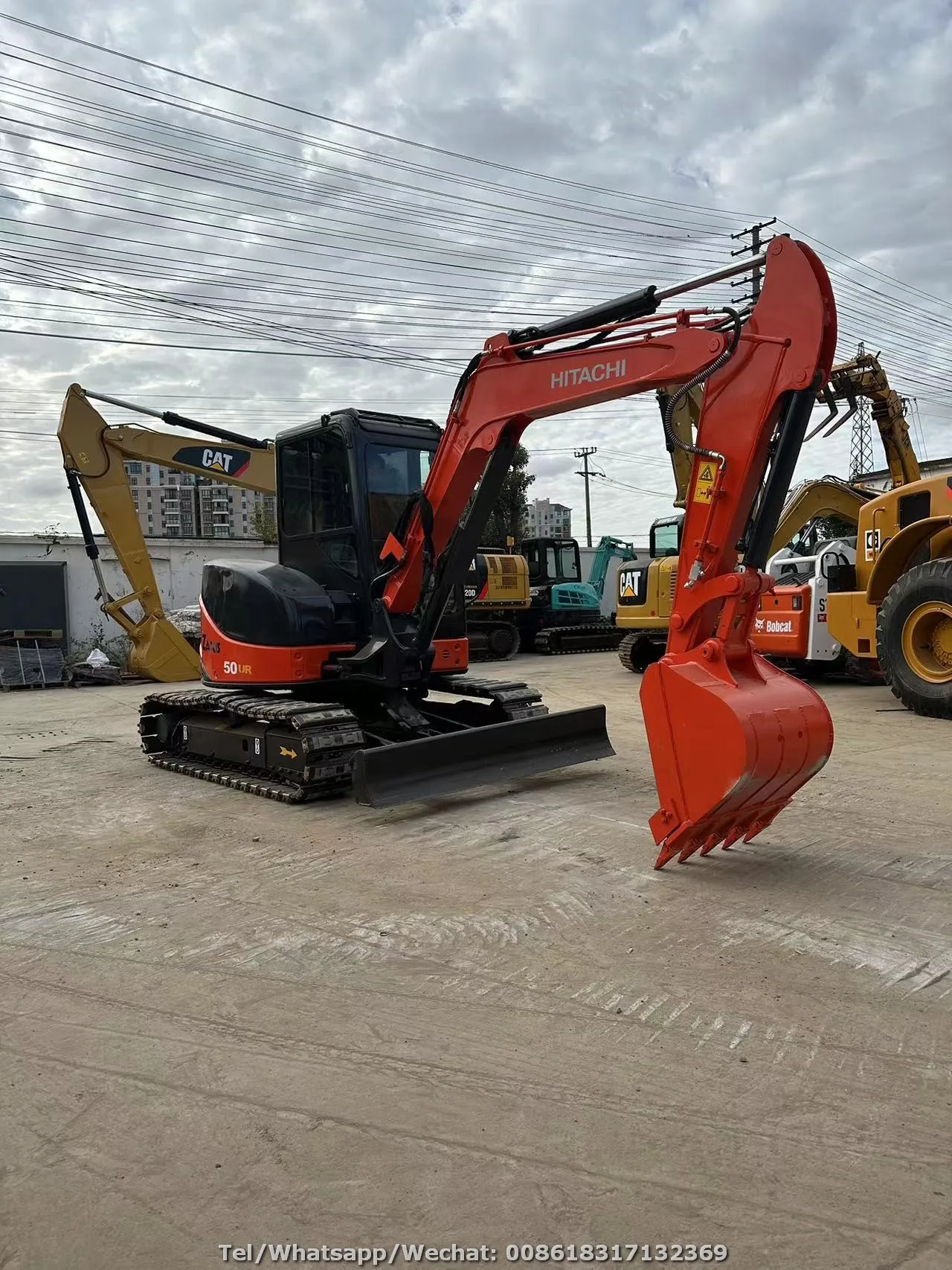 EPA Certificate Used Hitachi Zx50U-2 5 Ton Crawler Excavator Made