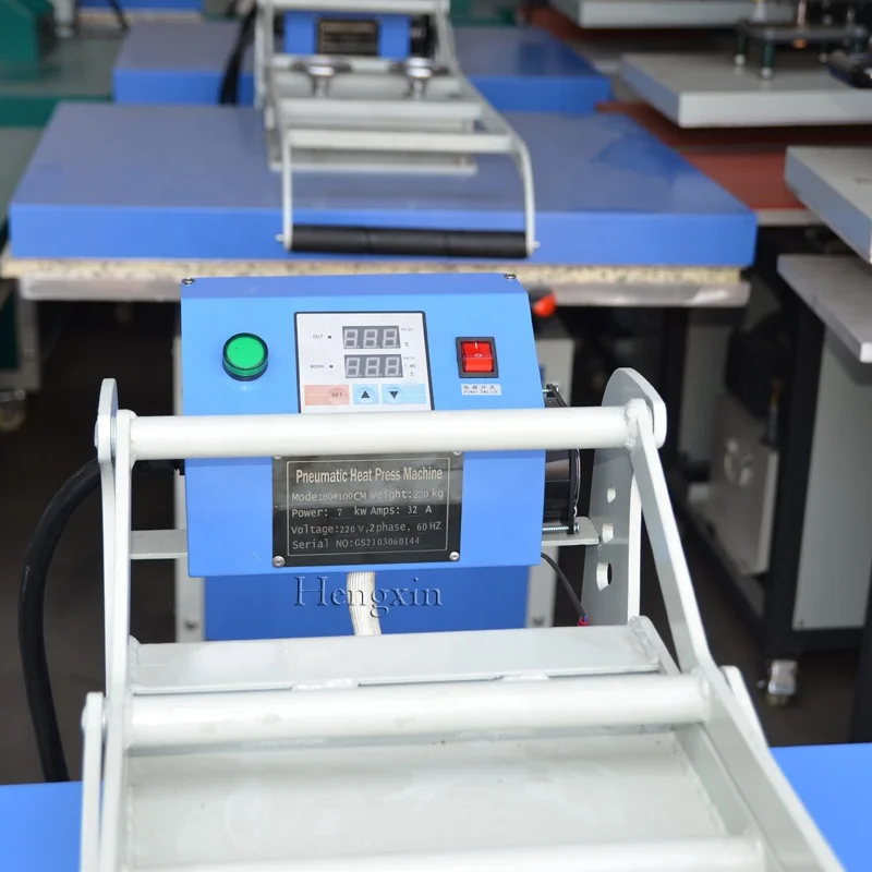 Garment Low Price Manual Large Format Heat Press Machine 80x100