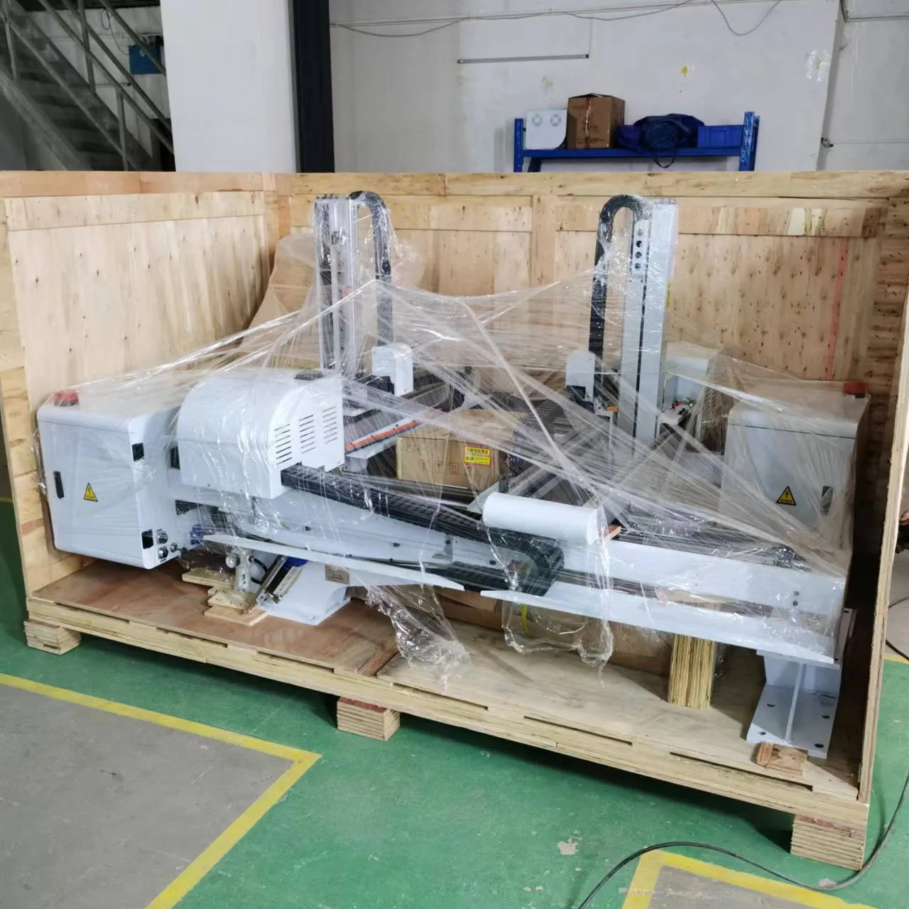 Customize Large Injection Molding Heavy Duty Cartesian Robotic Arm Full Servo Manipulator for Plastic Dustbin