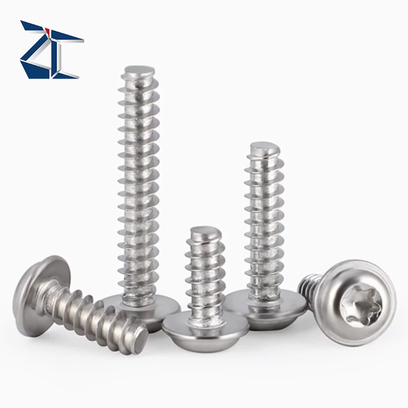 Finely Processed Stainless Steel or Zinc Plated Pan Torx Head With collar Thread Forming Self Tapping Screw