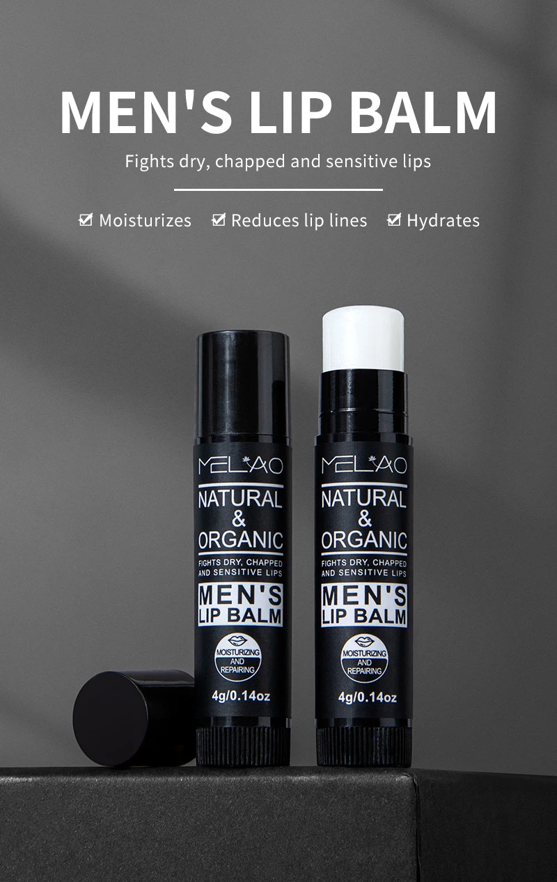 High Quality Oem Lip Balm Men Lipstick Peppermint Chapstick Tubes Lip