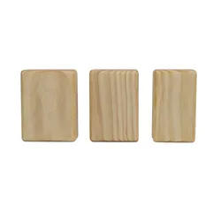 Гладкая отделка с обработанными краями деревянные блоки для