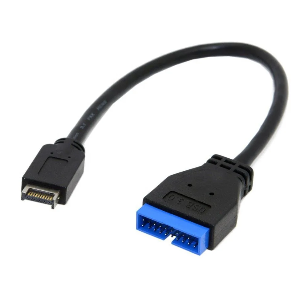 kesoto USB3.1 Front Panel to USB3.0 20Pin Header Extension Cable for ASUS Mainboard 