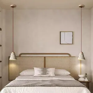 Japanese Wabi Sabi Homestay Studio Decoration Led Droplight Scandinavian Dining Table Bedroom Bedside Small Pendant Lights