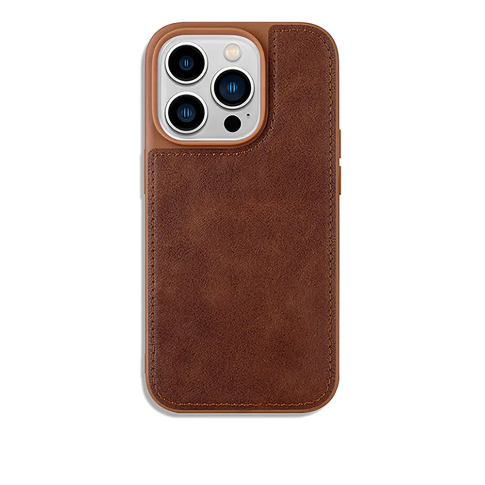 Funda de cuero PU para iPhone 15 14 13 12 11 Xr Xs Max Pro Plus de alta calidad Tpu Pc fundas para teléfonos móviles Sjk399 Laudtec  