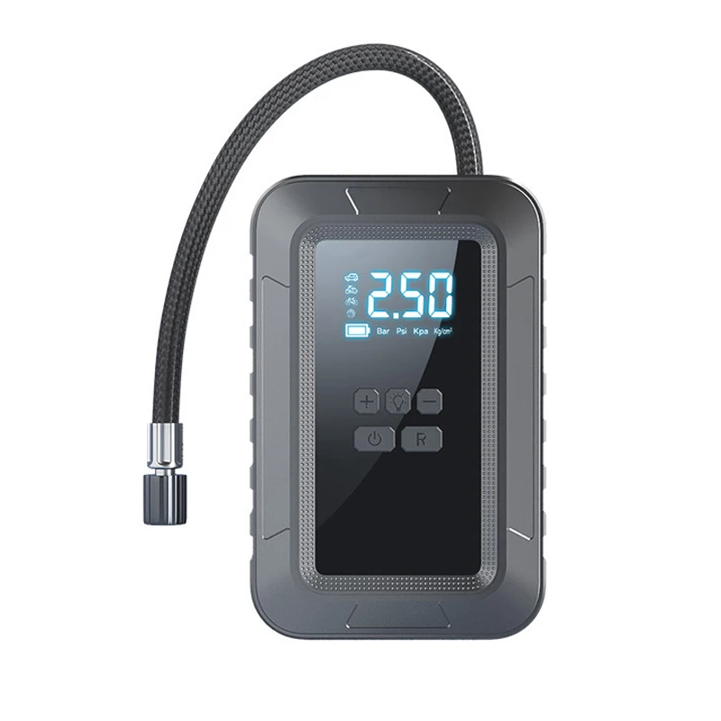 Automatic Rechargeable Mini Digital Wireless Portable Cordless Tyre Inflator Electric Car Air Pump Compressor Made Plastic - view 5