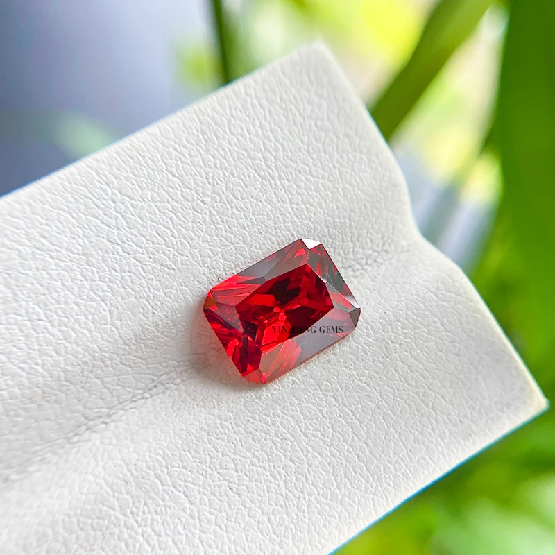 Wholesale Price Per Carat Garnet Red Zircon CZ Lab Created Gems