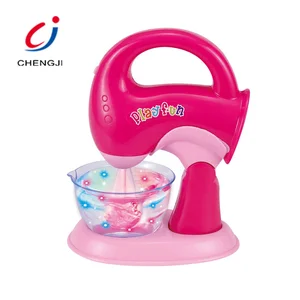 Child Safety Electric Kitchen Appliance Kids Toy Blender, Funny Blender Rotate Hand Kids Mixer Toys With Light and Sound