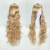 80 cabello rizado amarillo marchito