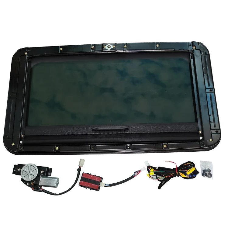 Best Quality Car Auto Universal Sunroof Glass Assembly Size 860*495mm