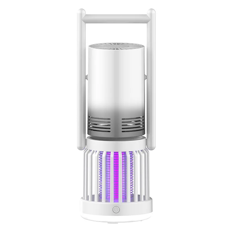 Mosquito Killer Lamp Outdoor Electric Shocker UV Light Bug Zapper Trap 3 in 1 Camping Fan Mosquito Killer Lamp Electronic