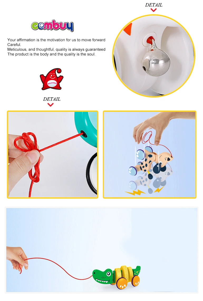 Toddler Cute Animals Baby Drag Game Car Pull String Toy Buy Pull