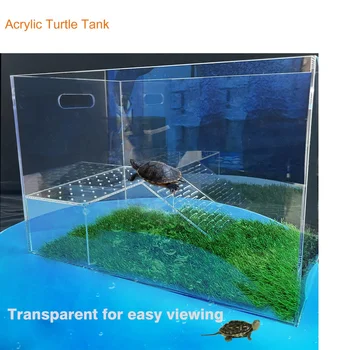 Transparent Eco-friendly Reptile Terrarium Acrylic Fish Tank Aquarium ...