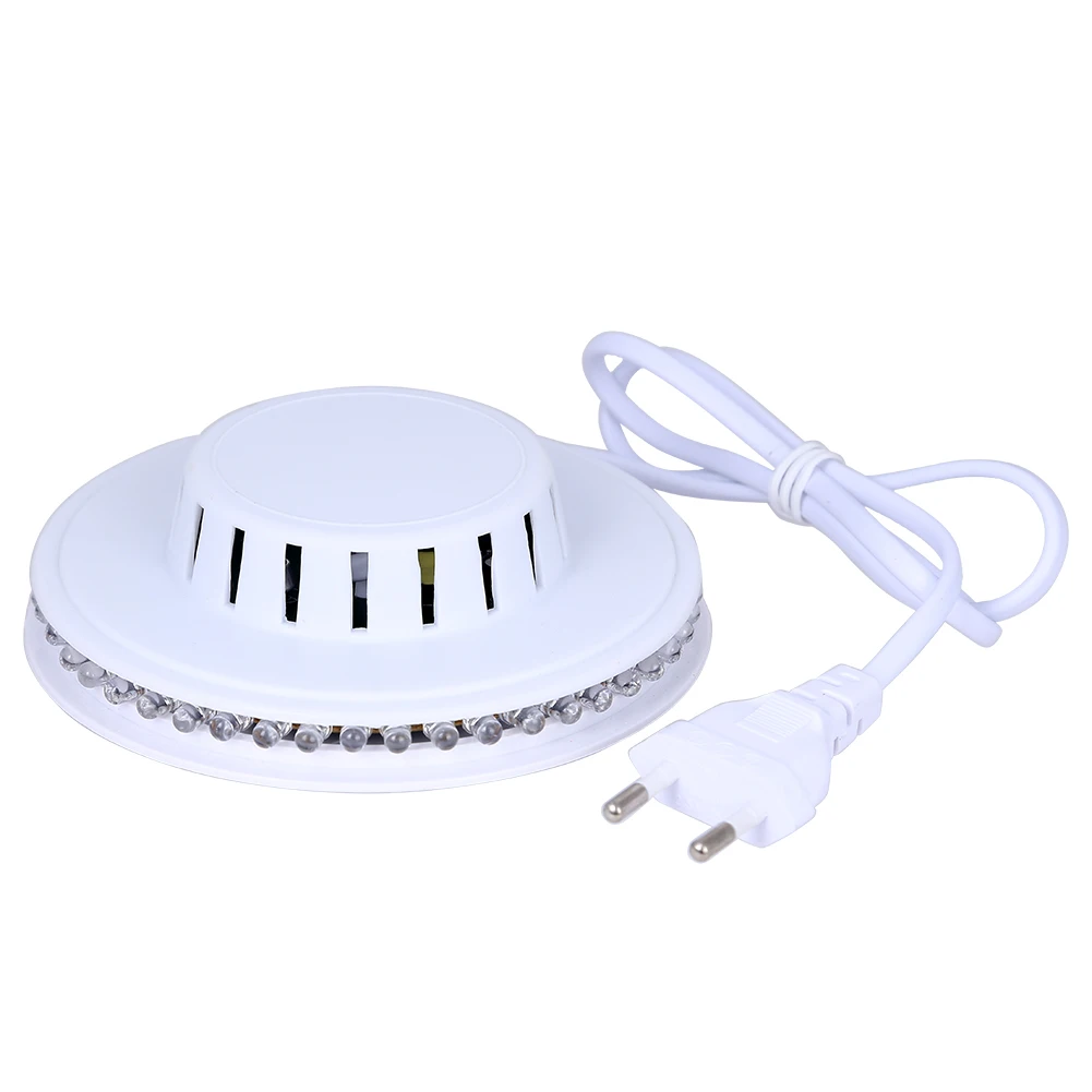 Mini Rotating ufo Light with Voice Activated 48 Beads LED Sunflower Effects Stage Disco Light