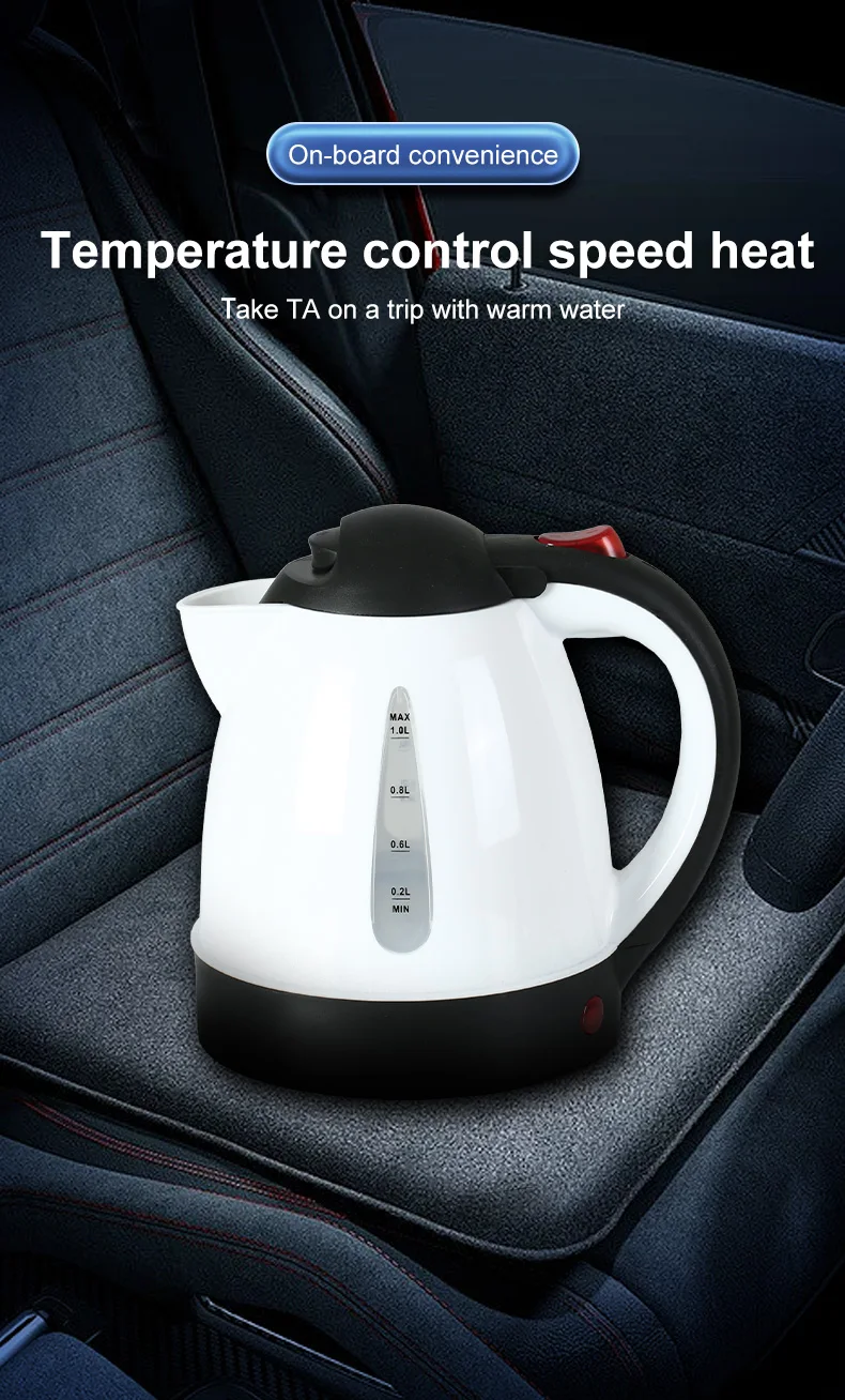 12 Volt Hot Water 24v Car Electric Kettle Water Heaters Portable Hot