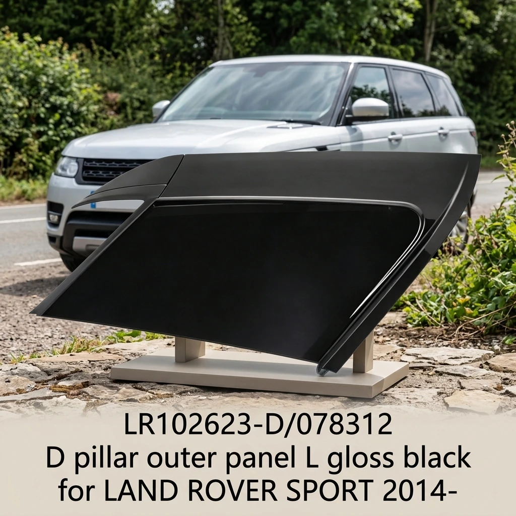 D pillar outer panel L gloss black