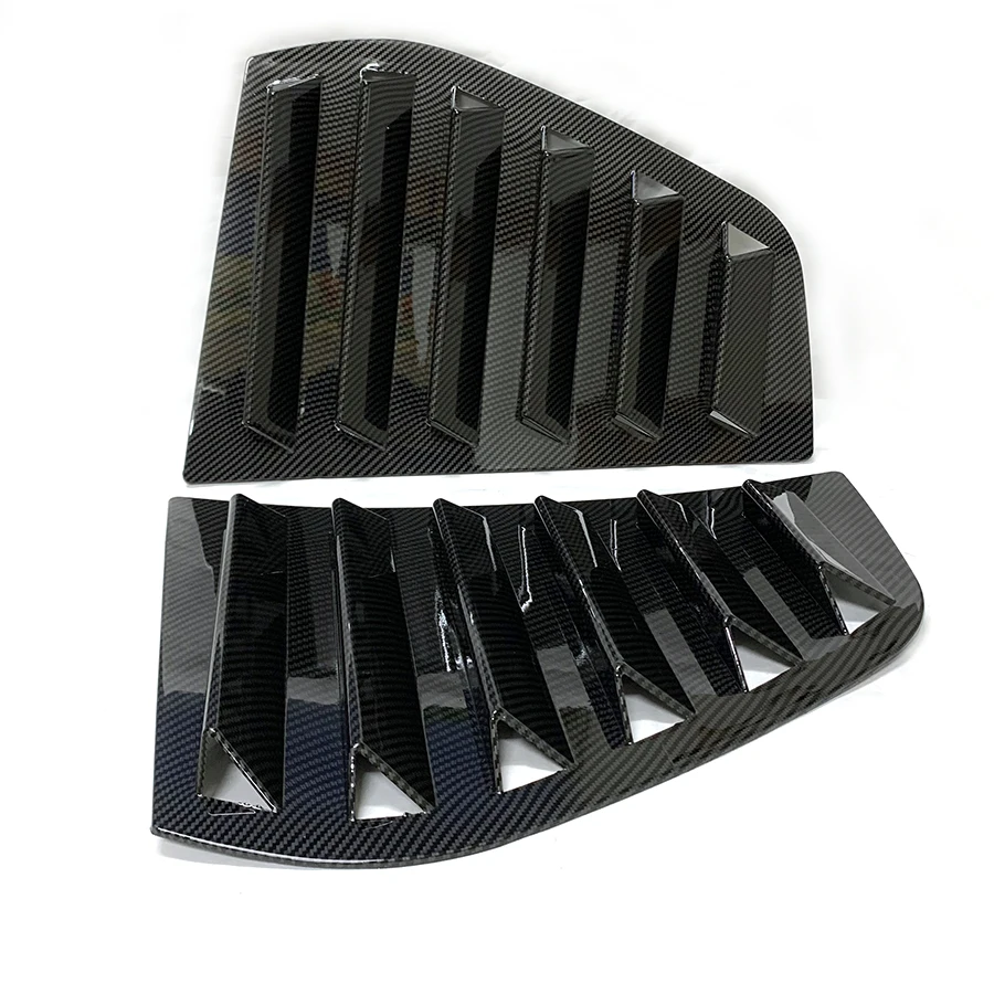 product abs triangular rear window for vw golf 5 2005   2007 window louvers shutters blinds cover exterior parts spoiler-6