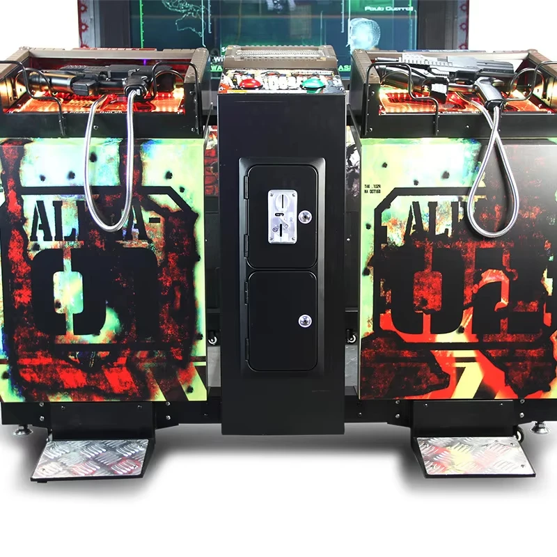 Roar Machine Game 55 Inch Razing Storm Shooting Simulator Video Arcade Coin-Operated ...