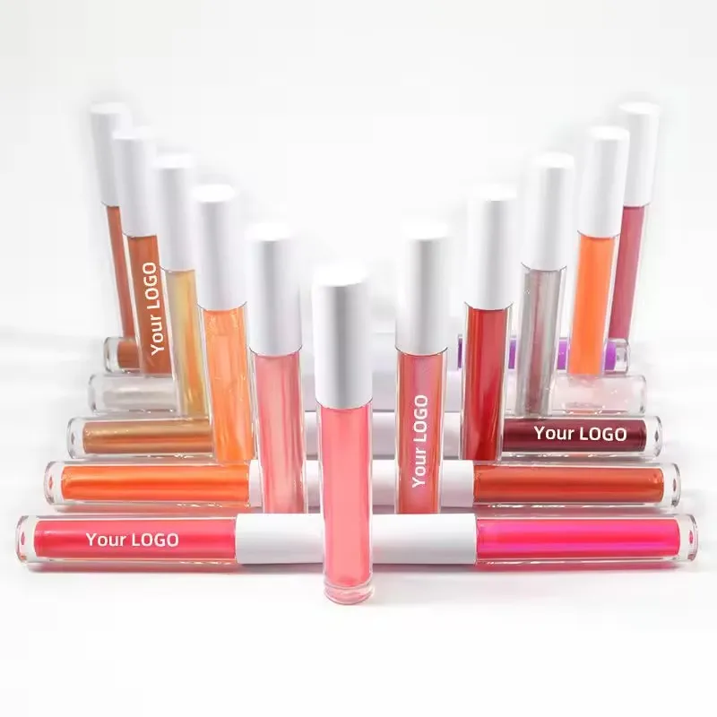 Make Your Own Private Label Liquid Matte Lipstick Waterproof DIY Glitter Shimmer Gloss Lip Tint Lip Gloss Makeup
