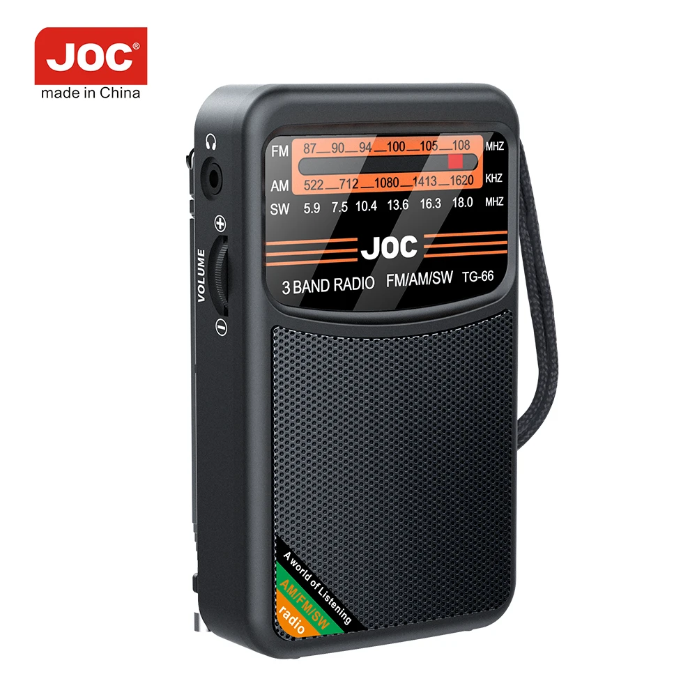 Portable Mini FM/AM Radio Compact Design with Digital Tuner Long Battery Life for Outdoor Adventures Made of Durable Plastic