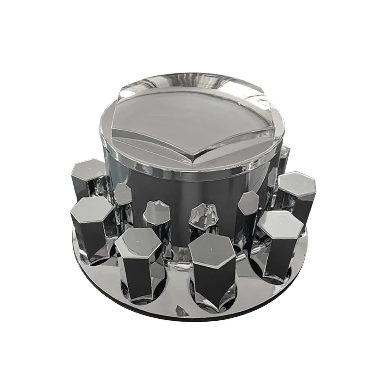 Chrome Truck Axle Cover Kit 33mm 32mm ABS Plating Truck Wheel Cover Truck Parts 3