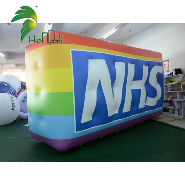 Advertising Billboard Inflatable Rectangle Balloon , Promotion Event Inflatable Square Balloon for Sale