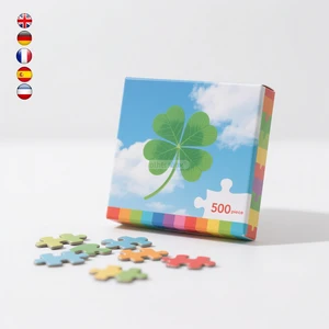 Wholesale Personalization Mas Rompecabezas 500 Pieces Cardboard Jigsaw Brain Puzzles for Adults