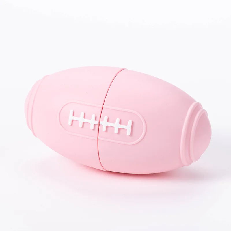New Food Grade Silicone Pet Toy Dog's Grinding Ball Puzzle Toy with Leakage Ball Anti-Slip Silicone Pet Supplies