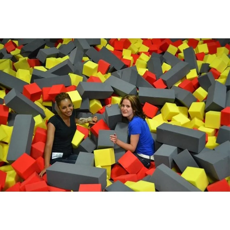Popular PU Foam Pit Cubes Blocks for Children Indoor Trampoline Park-Soft & Non-toxic