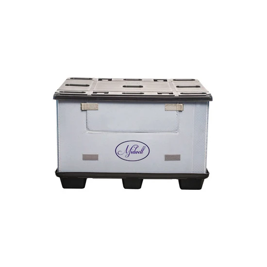 High Quality Foldable Stackable Automotive Parts Waterproof Storage Stacking Plastic PP Pallet Box Bin