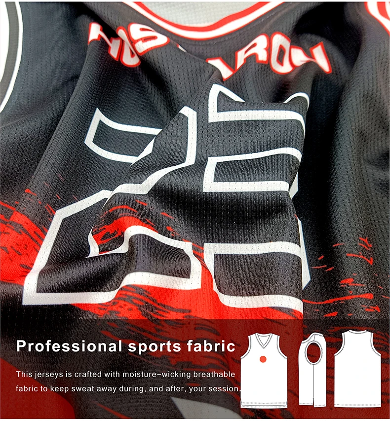 Hostaron Cheap Custom Design Basketball Jersey Team Club Sublimation