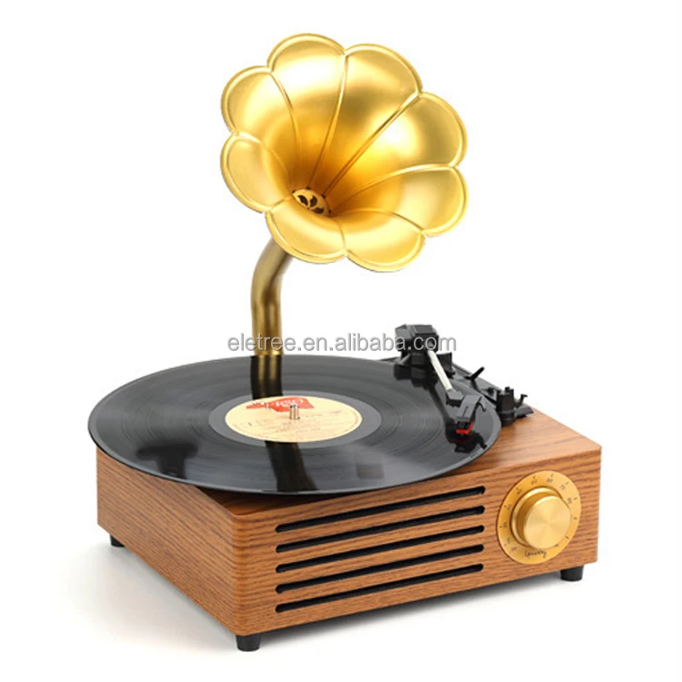 China Multifunctional Usb Musical Instruments Gramophone Vinyl Record Player New Gramophone for Sale