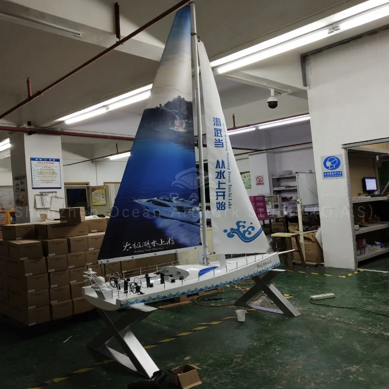 【L】Ručno izrađeni model jedrenjaka, visoka izradnja, pomorski poklon, prilagođen 200 cm WDS plastika model jedrenjaka