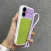 Green case+lanyard