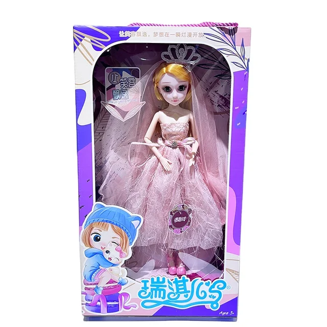 Hot selling new 40cm doll princess children's gift girl fairy princess dress simulation dressing children's princess doll toy