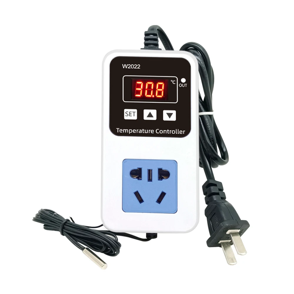 W2022 Digital Temperature Controller Thermostat Socket Thermostat Switch 220V Temperature Controller With Plug