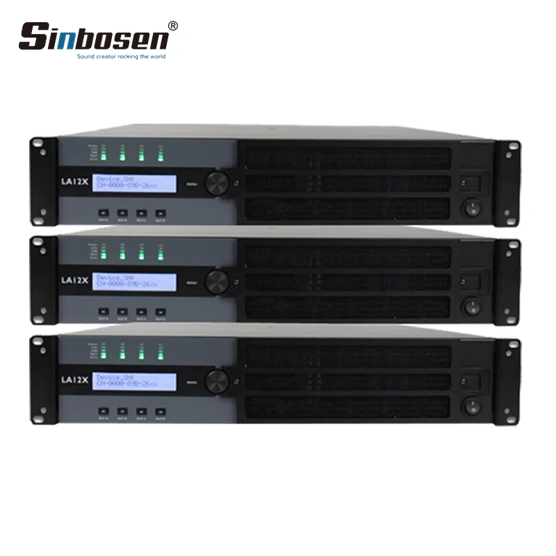 LA2X Amplifier Audio Professional 2000 Watts Sound 4 Channel Subwoofer Power Amplifier with Dsp