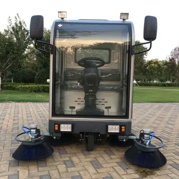 Automatic Sweeper Truck  Industrial Electric Ride-on Floor Sweeper Street Cleaning Machine