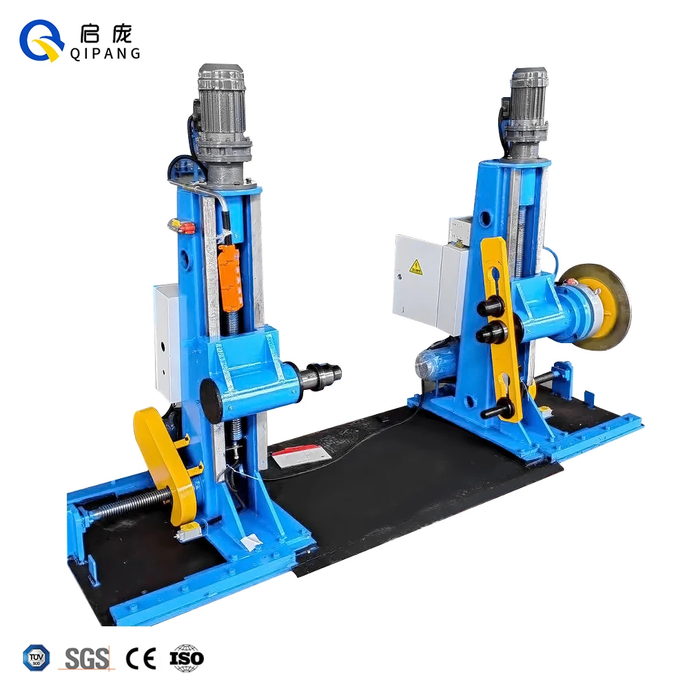 QP1600-2500MM AWG End-cone Shaftless Take up Pay off Fiber Optic Winder  Extruder Production Line Spool Winding Machine