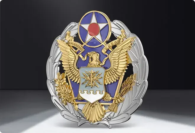 Soft enamel military coin