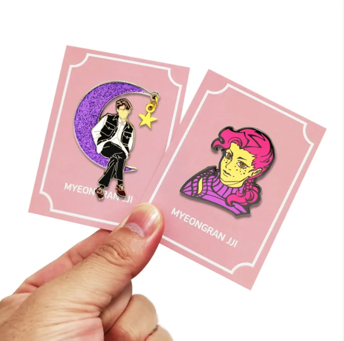 Oneway эмаль отворот от производитель оптовый заказной Металл Аниме контактный держатель значков аксессуары покрытые мягкие лацкан булавки