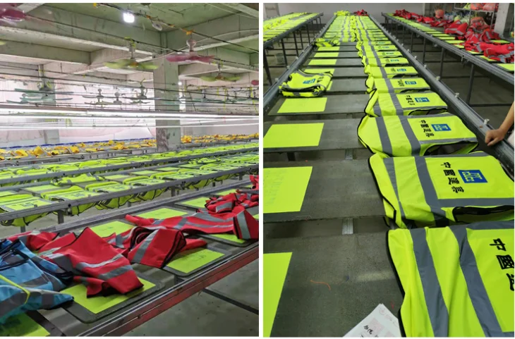 Недорогой высоковидимый унисекс рабочий полиэстер оранжевый цвет светоотражающий жилет на