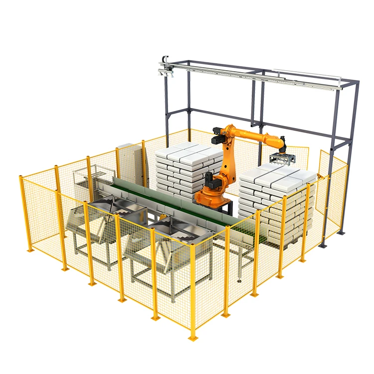 6 Axis Automatic Robotic Hand Arm Industrial Hand Robot Arm 3D Version for Palletizer Handling and Debagging System