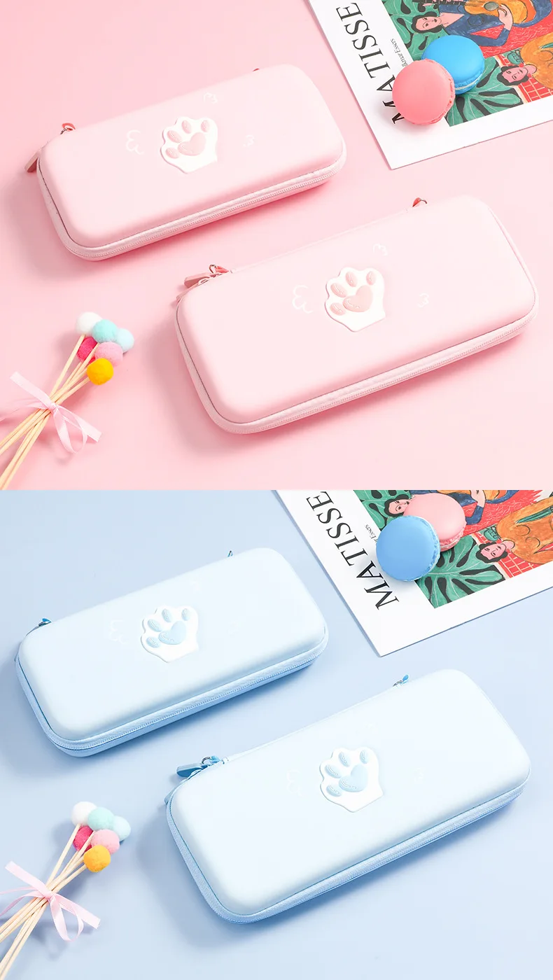 Cute Cat Paw Case Compatible For Nintendo Switch & Lite Carrying Case Game Accessories Factory